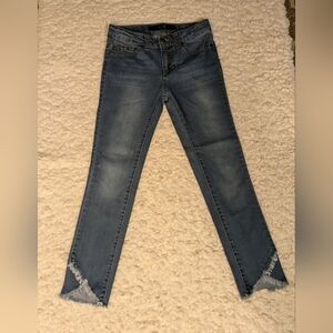 Joe's Jeans Kids Girls Fringed Ankle Jean